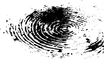 Wall Mural - vector black fingerprint grunge. abstract fingerprint design with a grunge texture, vector white and