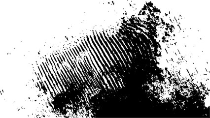 Wall Mural - vector black fingerprint grunge. abstract fingerprint design with a grunge texture, vector white and