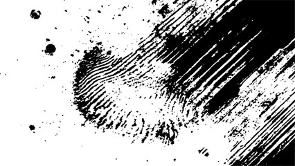 Wall Mural - abstract fingerprint design with a grunge texture, vector white and black fingerprint texture. black