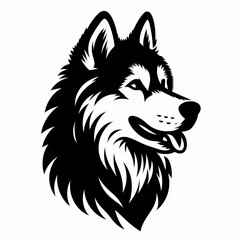  Siberian Husky Dg Silhouette