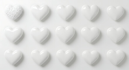 Monochrome Heartscape AI Generated