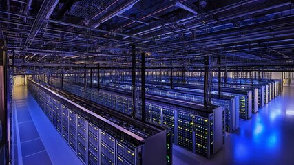 Poster - Vast Server Room: A Glimpse into the Digital Core