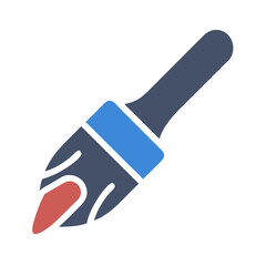 Poster - Paintbrush Icon Representing Traditional Painting and Artistic Craftsmanship