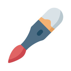 Poster - Paintbrush Icon Representing Traditional Painting and Artistic Craftsmanship