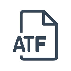 Poster - Typography File with Text Tool Icon Representing Font Style and Document Formatting