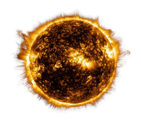 Wall Mural - png glowing sun sun astronomy flares.
