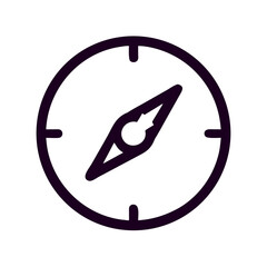 Aufkleber - Compass Icon Representing Navigation and Directional Guidance