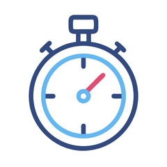 Aufkleber - Stopwatch Icon Representing Timer or Time Duration Measurement