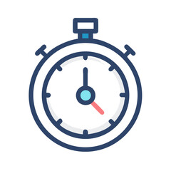 Aufkleber - stopwatch icon representing timer or time duration measurement