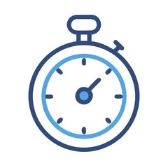 Aufkleber - stopwatch icon representing timer or time duration measurement