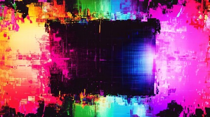 Poster - Abstract colorful art background texture painting design modern vibrant illustration wallpaper graphic canvas
