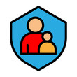 © Ramla - Parental Supervision Vector Filled Icon Design