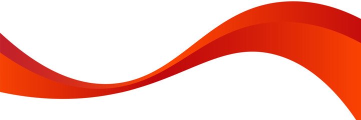 Wall Mural - Vector red line background curve element with white space for text and message design, overlapping layers, vector