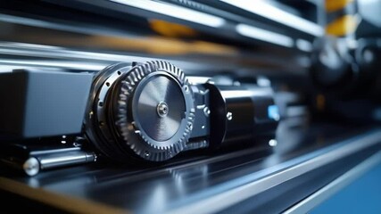 Aufkleber - A close-up view of a clock on a shelf.