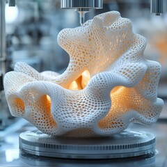 Poster - 3D Printed Coral Reef Structure: A Modern marvel of additive manufacturing