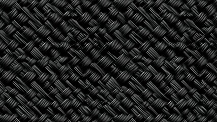 Poster - Crisscross woven pattern with metallic sheen.