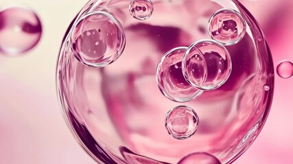 Poster - Bubbles dance in vibrant colors as they gracefully float through the air in a mesmerizing aquatic display of motion Generative AI