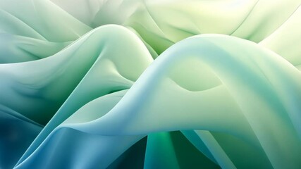 Poster - Natural harmony flows through ethereal waves of color and light in a serene landscape that breathes tranquility and calmness Generative AI
