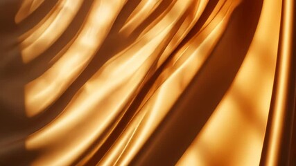 Poster - Dancing shadows create mesmerizing patterns of light at sunset in a tranquil urban setting Generative AI