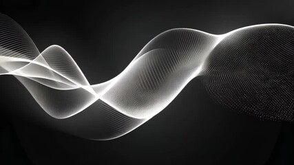Poster - Captivating visual dance of light and sound waves gracefully intertwining in abstract form and mesmerizing patterns Generative AI