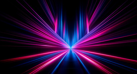Aufkleber - hint: the image depicts a burst of energy with vibrant colors emanating from a central point. abstra