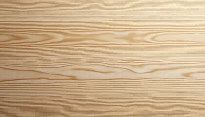 Aufkleber - Illustration of wooden surface with clear wood grain pattern. Natural wood texture background with beige and brown tones. Horizontal planks. Suitable for design projects background.