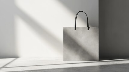 Poster - Product mockup with neutral background, minimalistic packaging, and clear space for e-commerce promotional material
