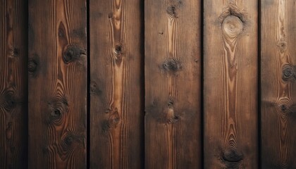 Aufkleber - Dark brown wooden plank background wallpaper. Old grunge dark textured wood with top view brown pine wood paneling. Natural weathered surface. Rustic texture ideal for design templates, websites,