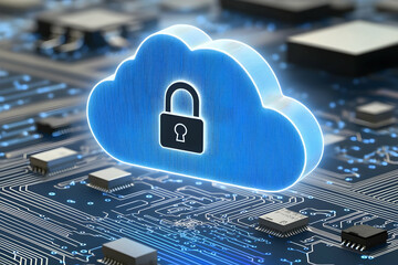 Poster - Secure Cloud Data: Digital Fortress on Circuit Board