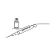 © Md Farman - Caduceus Medical Symbol In Line Style vector Caduceus icon in White background,