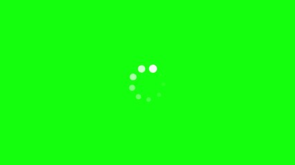 wait icon, background, green screen, animation