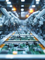 Poster - Precision assembly: robotic automation in microelectronics manufacturing facility