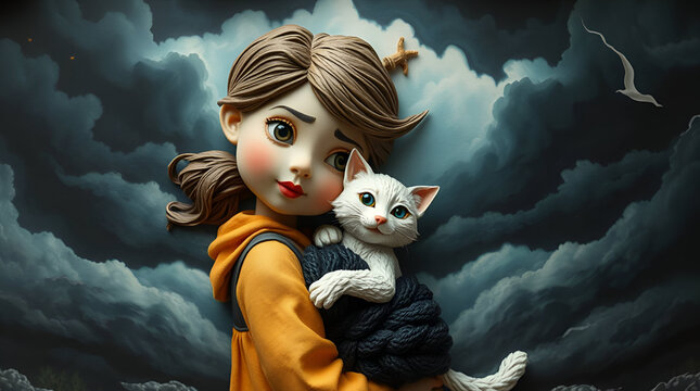 National Adopt a Cat Month, June Month, coinciding with kitten season, Pet Day, Animal Rights Day, Cat Day, Generative Ai