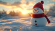 © Syukra - snowman on the snow