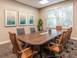 © warunthorn - Modern Conference Room with Stylish Furniture and Natural Light