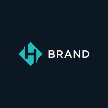 Letter H logo design vector illustration
