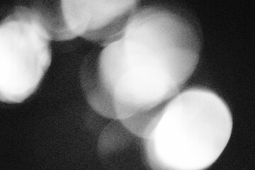 Poster - Abstract Background Defocused Light Black Colors