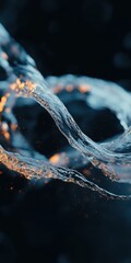 Aufkleber - Quantum Fluid Dynamics High-Performance Water Innovation Visualizing Advanced AI-Driven Sustainability Technologies for Next-Gen Environmental Solutions
