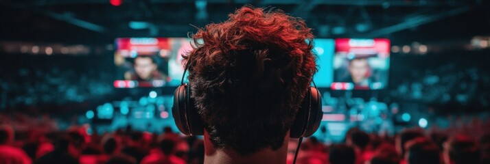 Aufkleber - Immersive Esports Revolution Dynamic Live Gaming Experience with Next-Gen Audio Technology - Capturing Gen Z Digital Performance Culture