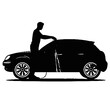 © elisa - Car Wash Silhouette Vector Images