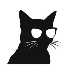 Naklejka na meble vector illustration of a cat