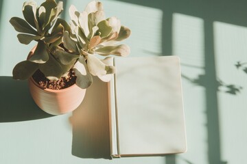 Aufkleber - Reach As High As You Can Day Minimalist Sage Green Workspace Inspiration - Eco-Conscious Professional Development and Mindful Goal Setting for Creative Entrepreneurs