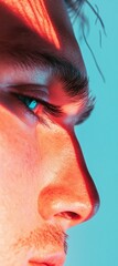 Poster - Digital Burnout Aesthetics Immersive Gen Z Wellness Narrative - Chromatic Eye Fatigue Visualization for Mental Health Content Marketing