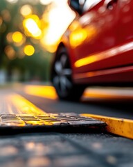 Aufkleber - Urban Mobility Rescue Precision Tow Truck Recovery in High-Contrast Industrial Design - Dynamic Roadside Assistance for Modern Urban Resilience