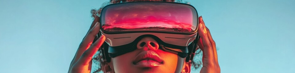 Leinwandbilder - Next-Gen EdTech Revolution Gen Z Immersive Learning through Cutting-Edge Virtual Reality, Transforming Digital Education with Intuitive Technological Exploration