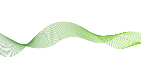 Fototapete - Abstract blue and green gradient wavy flowing line blend background,abstract wave element for design , template for advertising,White green Abstract Wallpaper. Abstract backgrund,