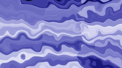 Poster - Gradient blue layers animation with flowing abstract background loop.Flowing gradient layers in shades of blue abstract animated background loop.