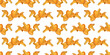© MaskaRad - Fresh chanterelle mushrooms seamless pattern on white background