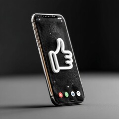 Leinwandbilder - Modern Smartphone Displaying 