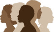 © MaC GFX Studio - 'Inclusive Community – Profile Silhouettes of Diverse People' AI Generative